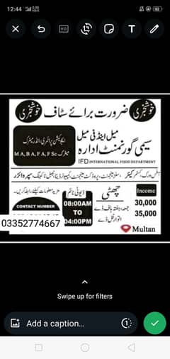 Jobs offered