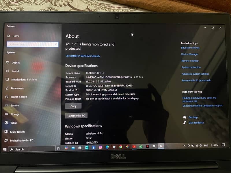 i7 6th generation dell laptop 1