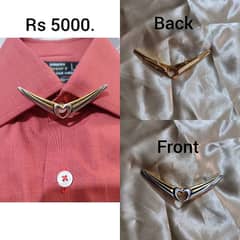 Tie rack or Tie collar pin.