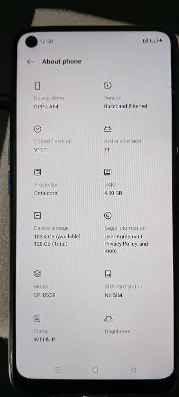 Oppo A54 for sale 4