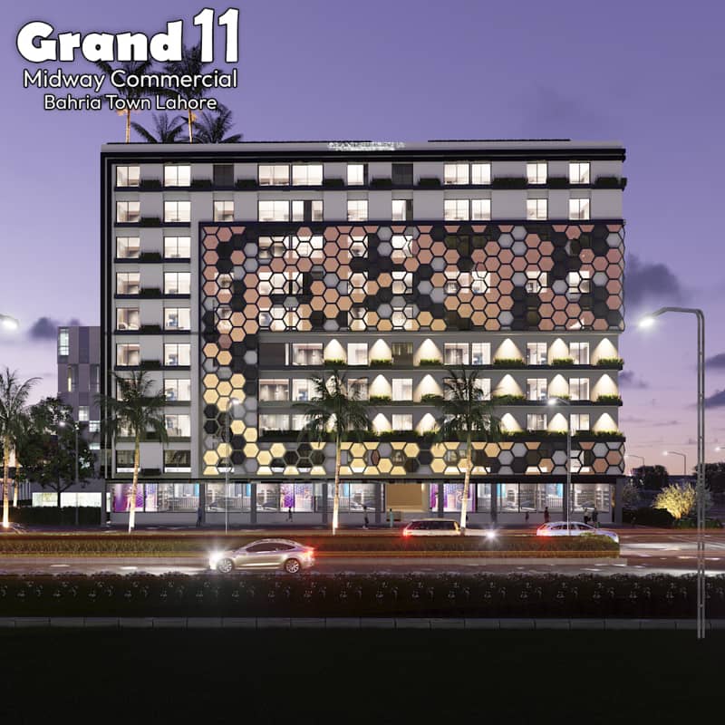 Book Your 1 Bed Luxury Apartment In Just 20.5 Lac Only In Grand 11 Bahria Town Lahore 0