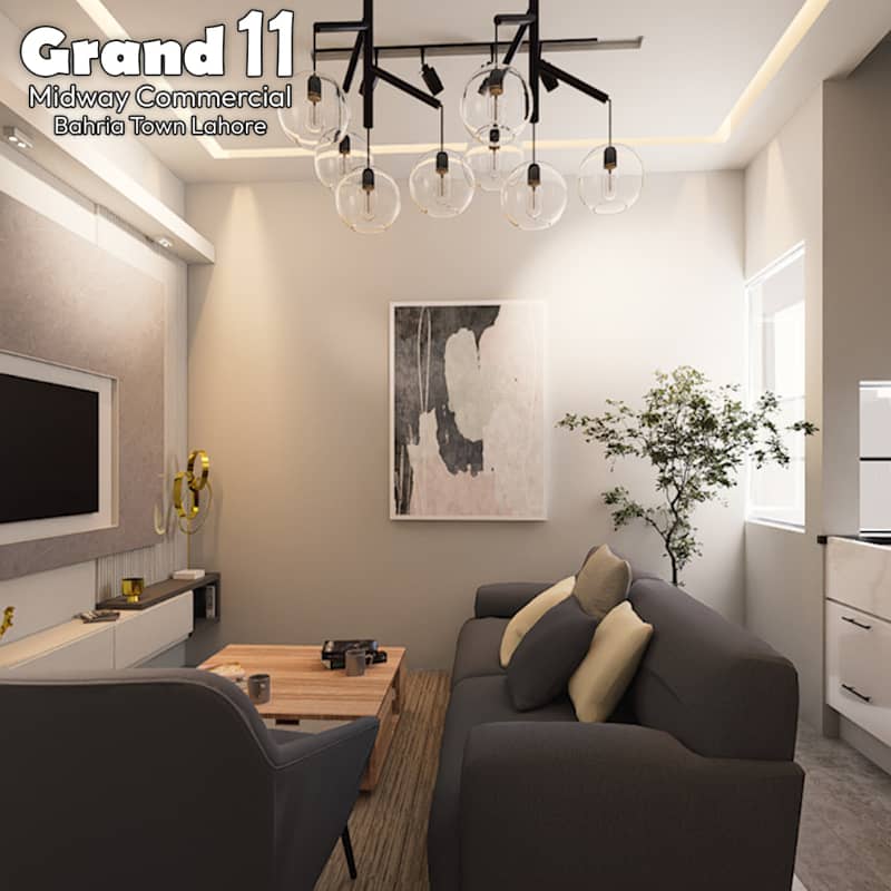 Book Your 1 Bed Luxury Apartment In Just 20.5 Lac Only In Grand 11 Bahria Town Lahore 5