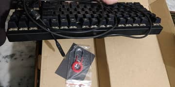 tdagger Corvette mechanical keyboard red switchs