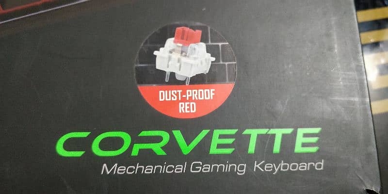 tdagger Corvette mechanical keyboard red switchs 7