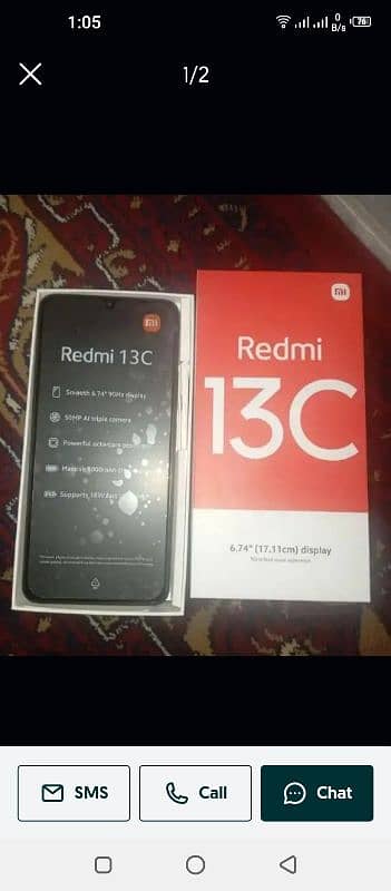 redmi 13 c used but look like new 6/128 1