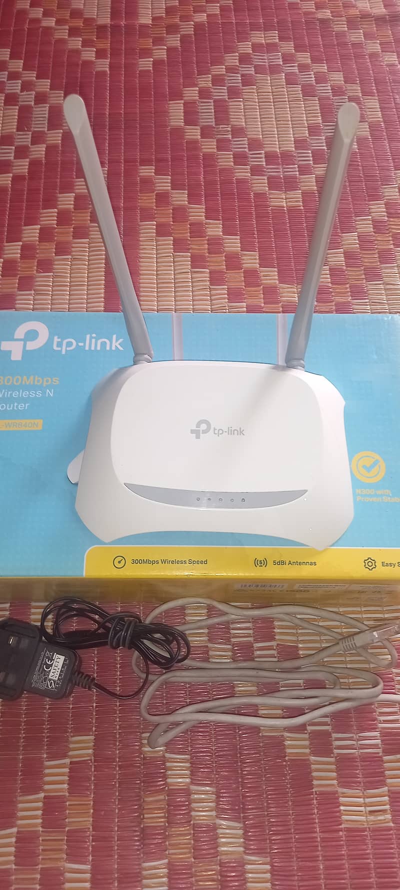 TP Link TL-WR840N Wifi Router Dual Antena 3