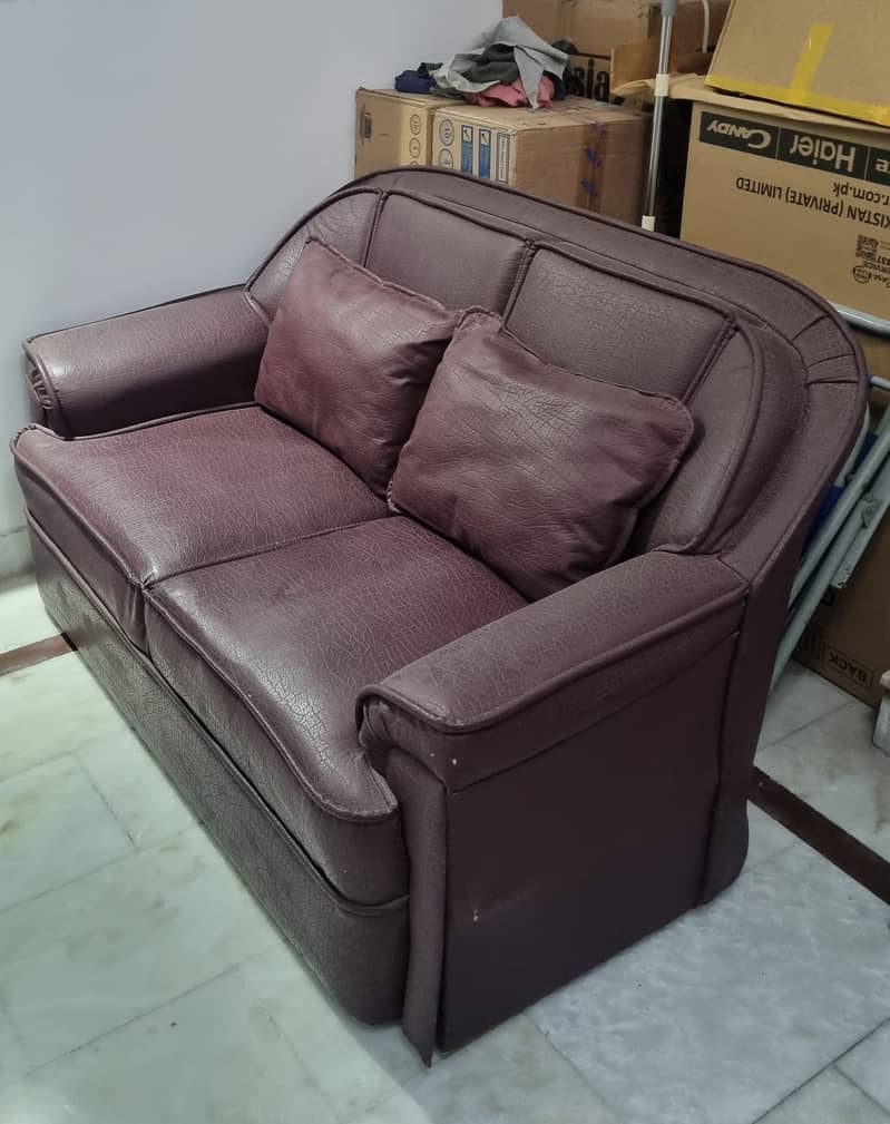 Leatherite Sofa for Sale 1