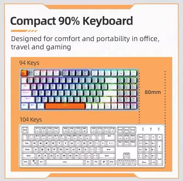 Machenike K500W Wireless Mechanical Keyboard 1