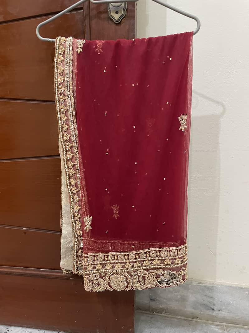 Bridal Lehnga worn only once for 4 hours 2