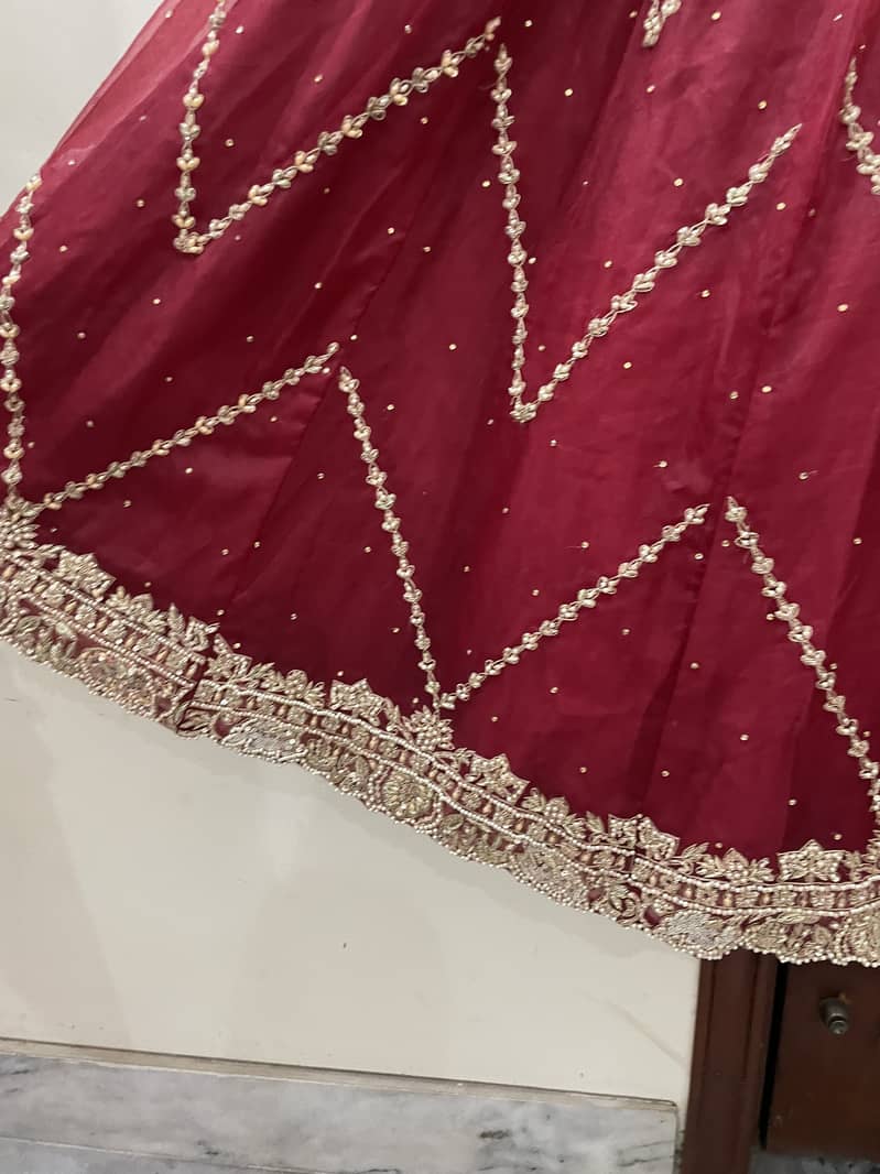 Bridal Lehnga worn only once for 4 hours 7