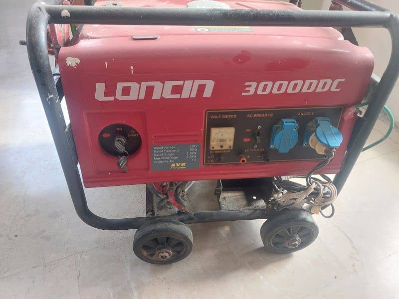 locin generator 1kva good working condition petrol and gas 0