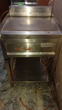 Hot plate counter friear and 2 working tables