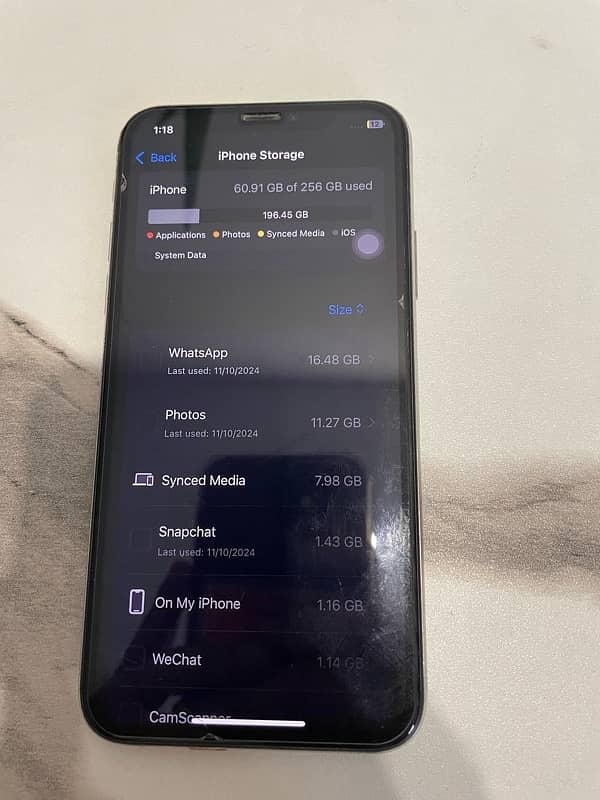 iPhone XS for sale - pta approved 2