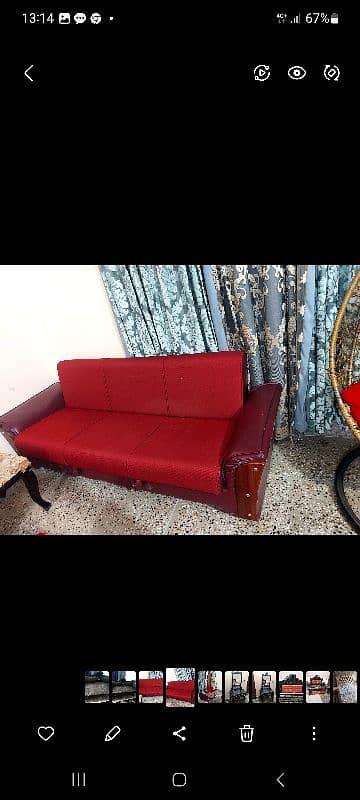 Bed dressing sofa dewan jhoola 4