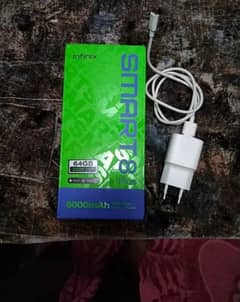 infinix smart 8 plus dabba charger sath ha