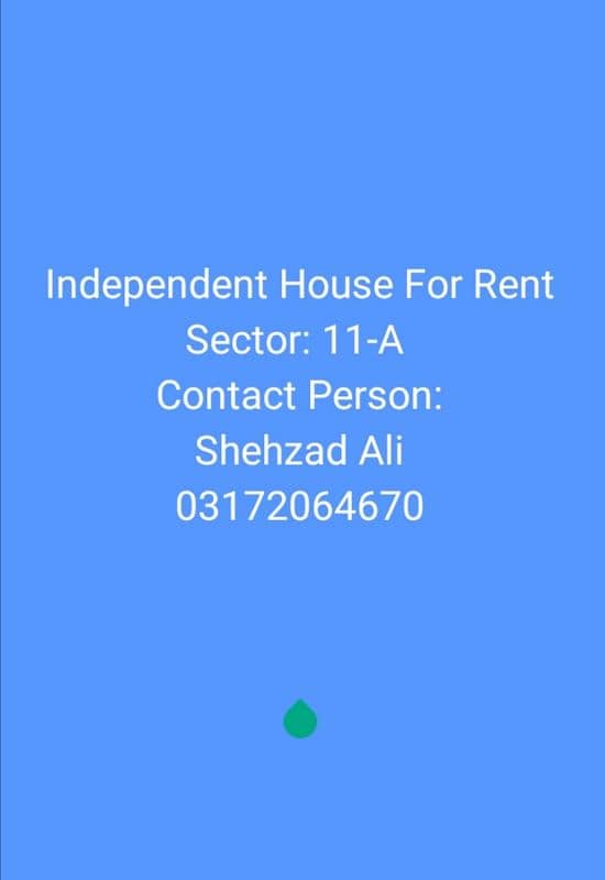 Independent House Available For Rent, Sector 11-A ,North Karachi 0