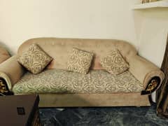 7 seater sofa set with solid wood