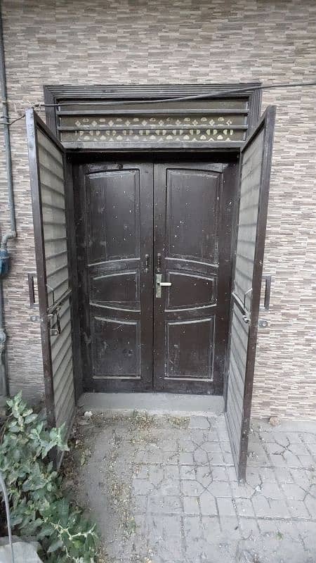 Diyar door with iron grill. 2