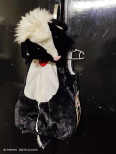 costume skunk baby suit