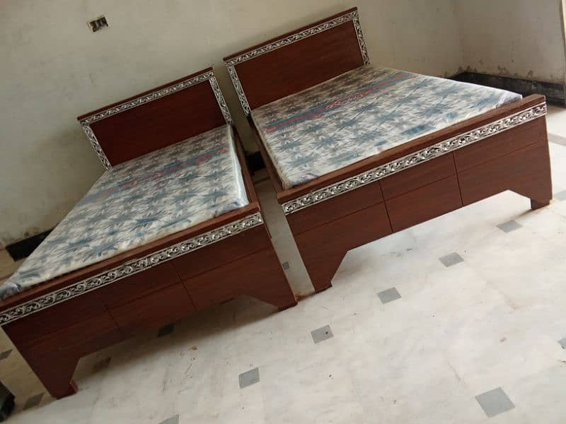 single beds pair 4