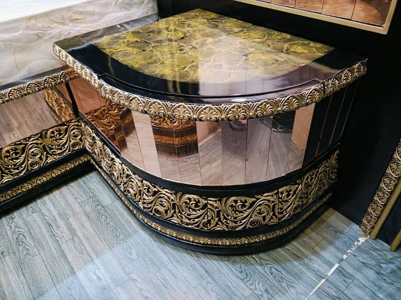 Turkish Style furniture with Shamp. Mirror Work 6