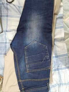 6x items (jeans, cotton pants, 2-piece suit, dress pant)