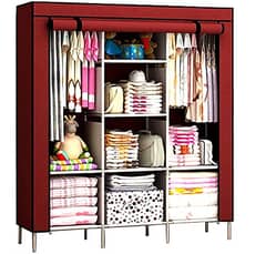 3 Door 88130 Fancy & Portable Foldable Closet Wardrobe Storage