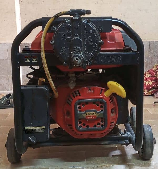 Loncin Generator used 2.5KVA - 6.5HP (196cc) Heavy Duty Engine 3