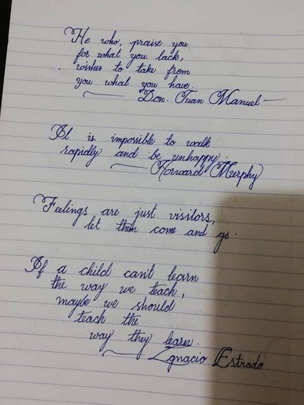 Handwriting assignment work 0