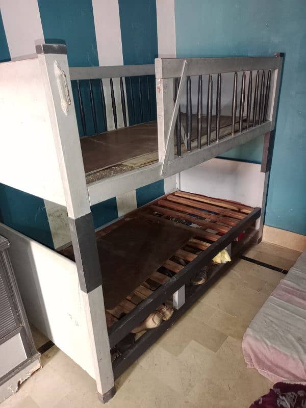 double partition/ double bed for child's 1