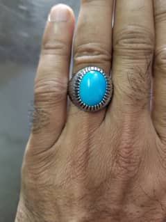 Nishapur Feroza old mine natural Turquoise stone ring gemstone