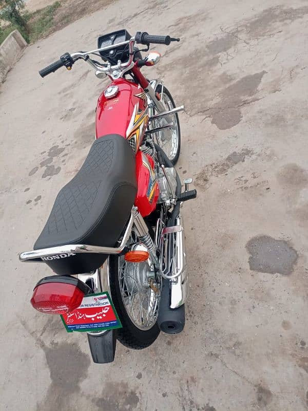 Honda CG 125 2025 model applied for 4