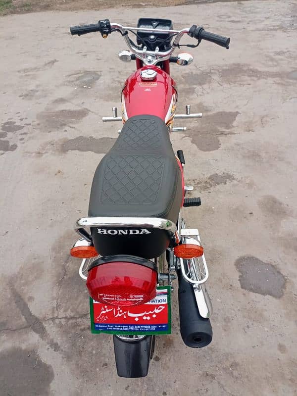 Honda CG 125 2025 model applied for 8