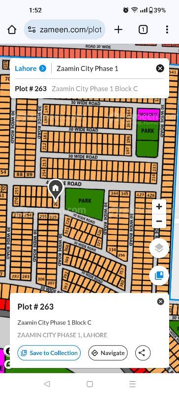 06 Marla Zaamin City Ready for Construction Plot 0