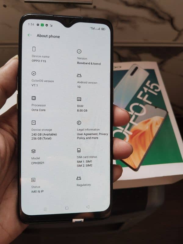 oppo f15 8gb 256gb 3