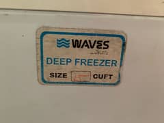 waves deep freezer for sale , 03394223767 , price will b negligible