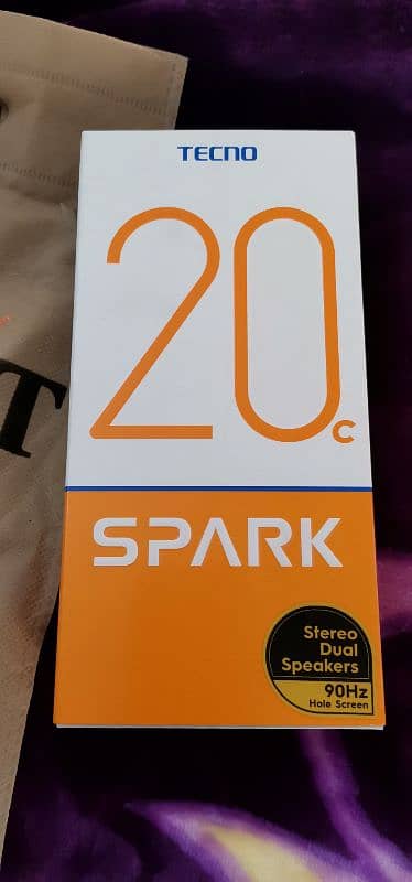 Tecno Spark 20c 8/128 just box open with 12 month warranty 1