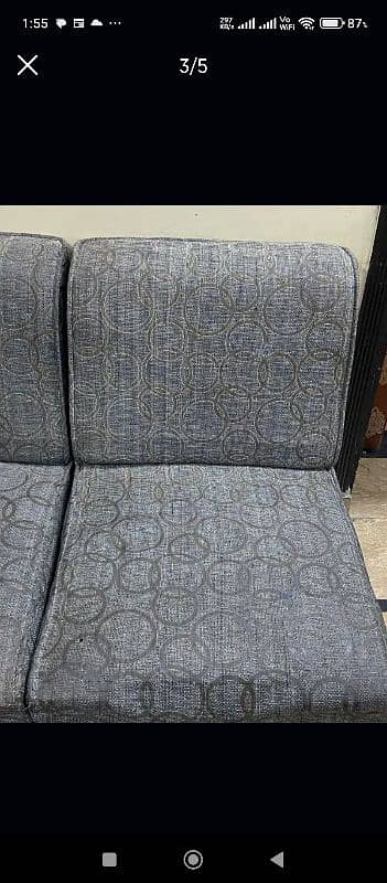 sofas 4 set 1 seater urgent sale 2