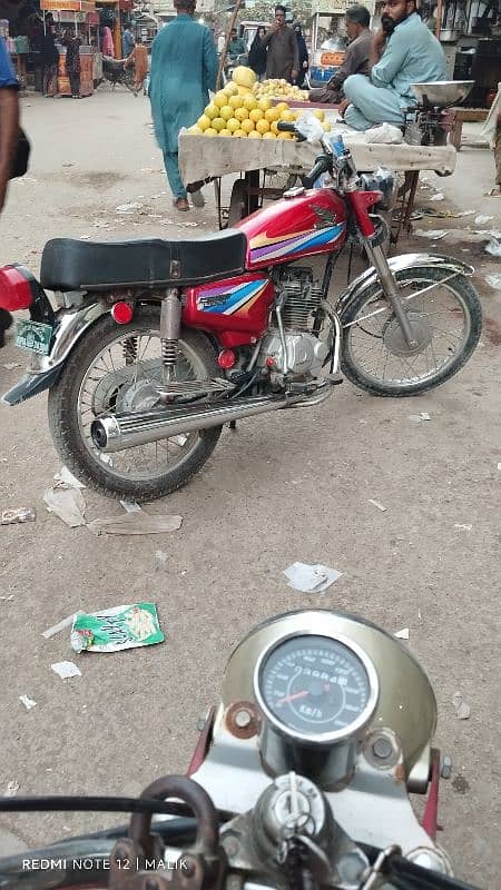 Honda CG 125 Model 2007 Registered 2009 Multan 1