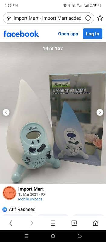 3 colour decoration lamp with FM radio . 2