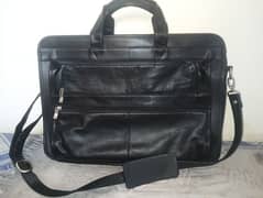 Hand bag with 100% pure genuine leather