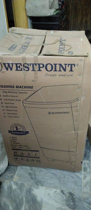 WEST PION SINGLE WSHING MACHINE 6