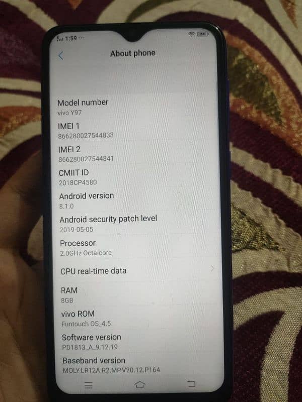 vivo y97 128gb 0