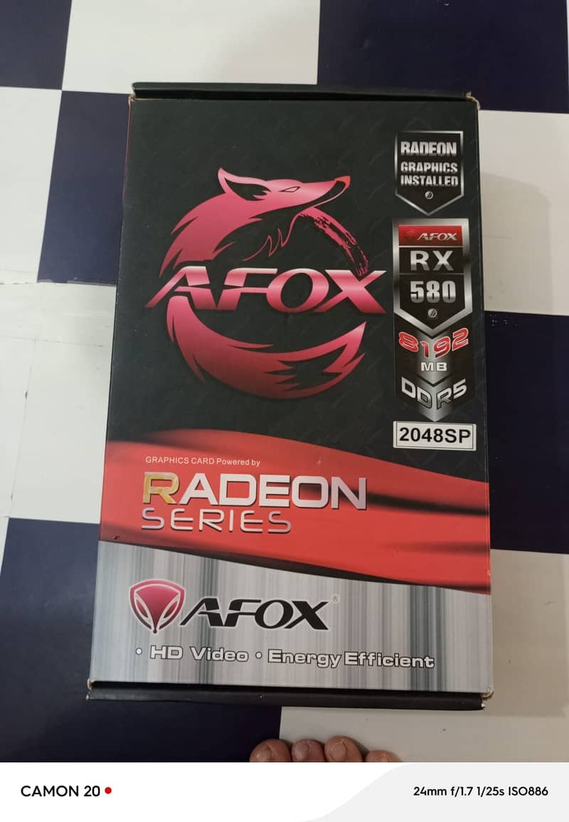 AFOX RX 580 DDT Radeon Graphic Card for Sale! 3