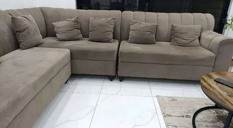 L shaped sofa 7 seater 1