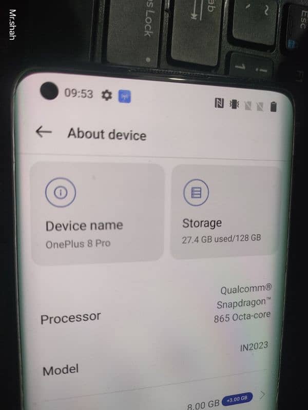 one plus 8 pro 5g 12/128 pta approved 7