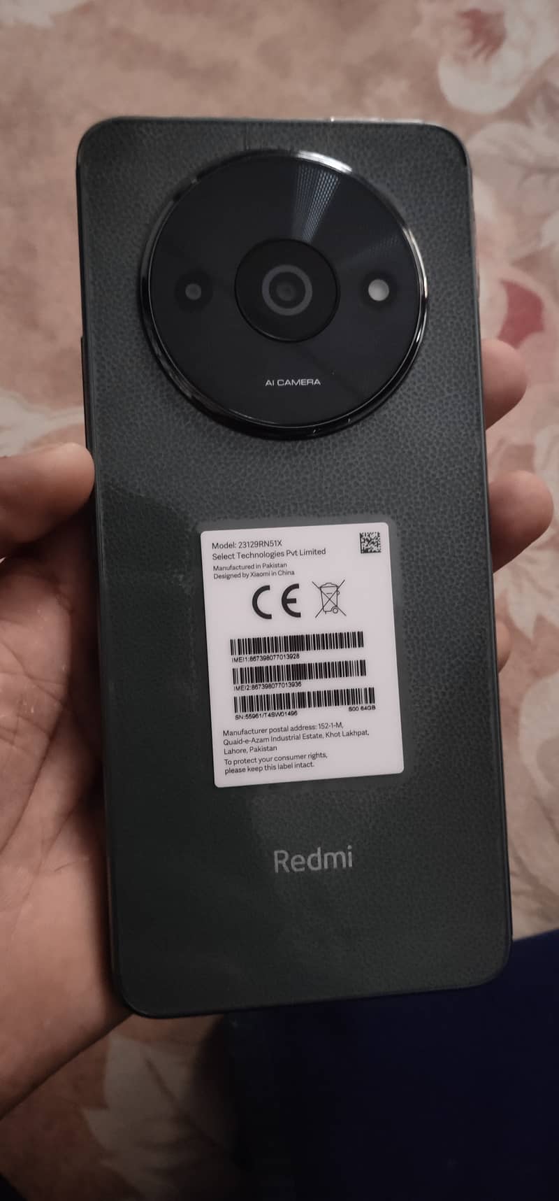 Redmi A3 4+ 64gb  new mobil 0