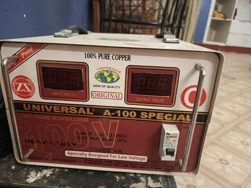 Universal Stabilizer 10000 watt. excellent condition. 0