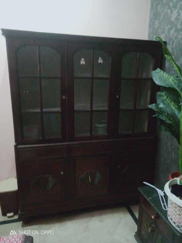 SOLID WOODEN CABINET FOR CROCKERY 0