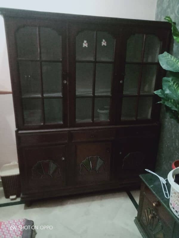 SOLID WOODEN CABINET FOR CROCKERY 1